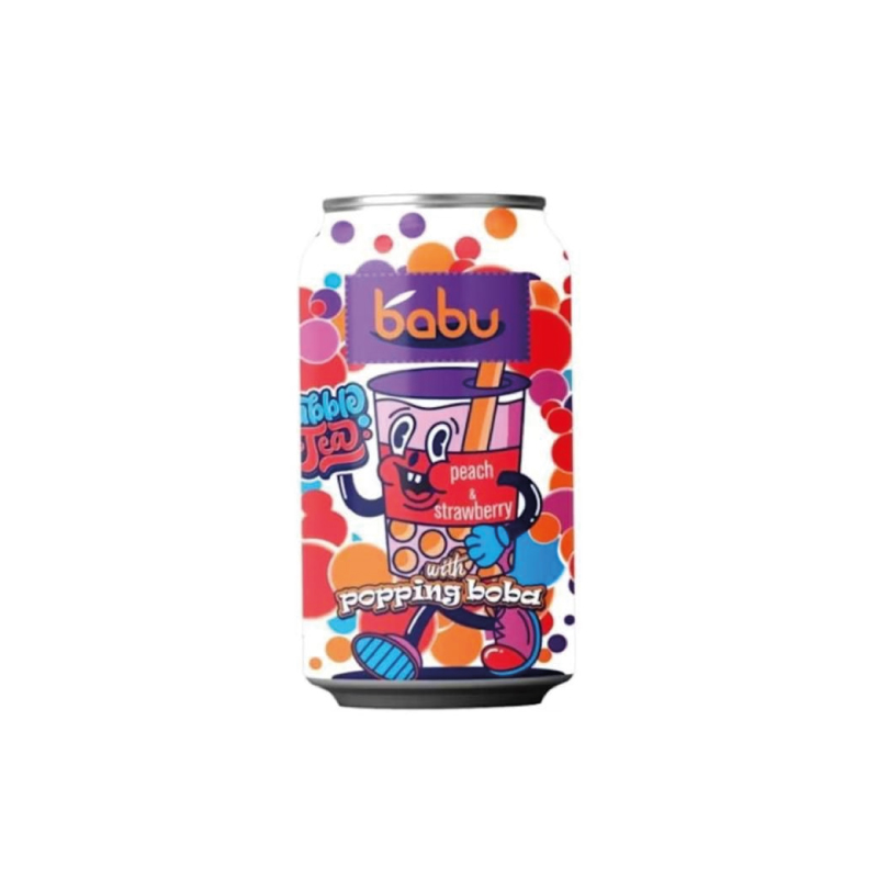 Babu bubble tea pesca-fragola