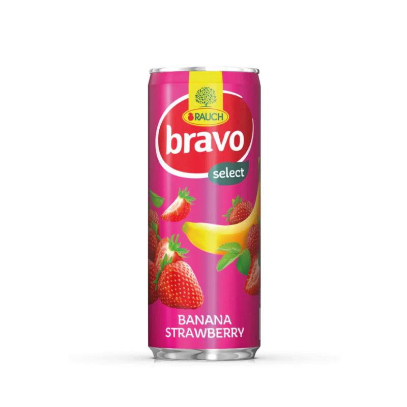 Lattine bravo fragola-banana 250ml