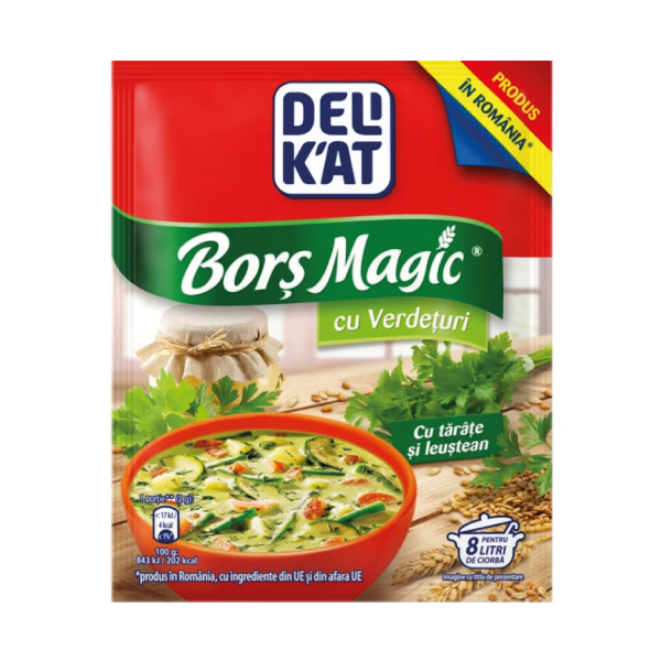 Delikat – Bors Magic cu Verdeturi 65gr